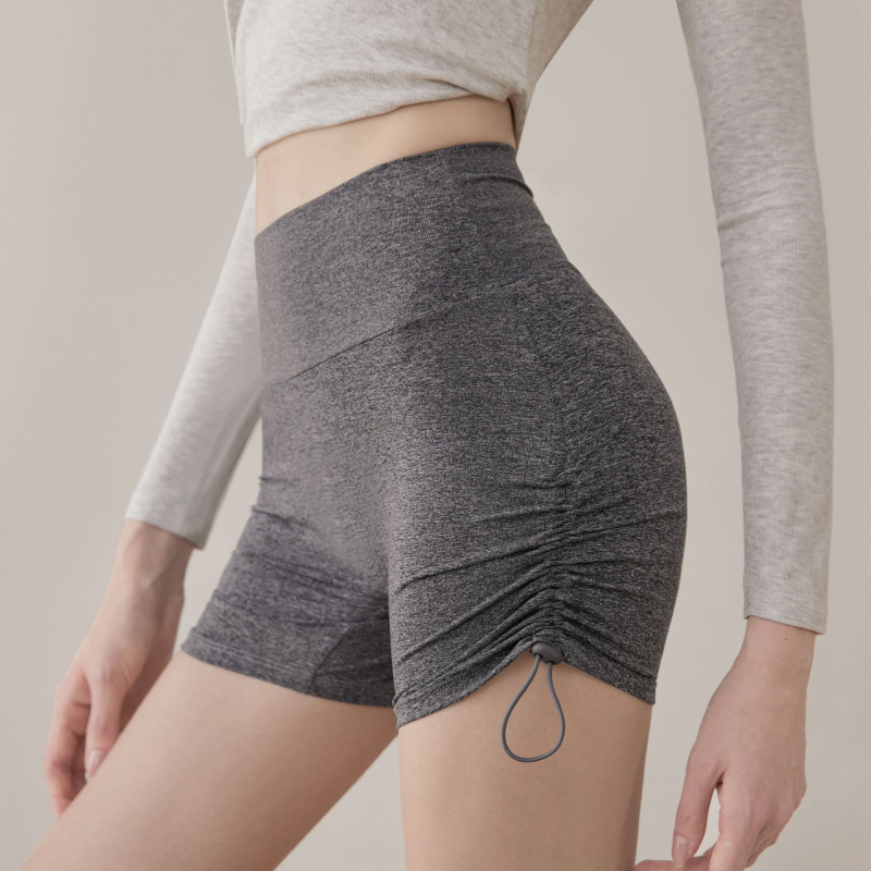 Naised hingavad sportlikud lühikesed püksid – kolmandik pikkus, polüester, Youyou kaubamärk, suvi 2025