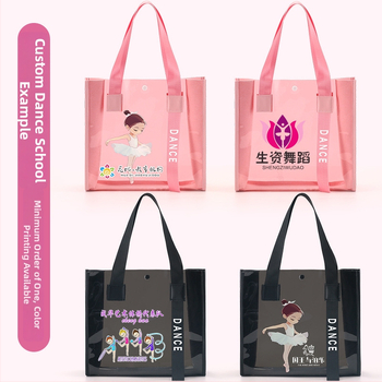 Little Dancer laste tantsukott — PVC spordikott anime karikatürimustriga, Oxford vooder, õhupadjaga õlarihmad, suve 2024 väljaanne