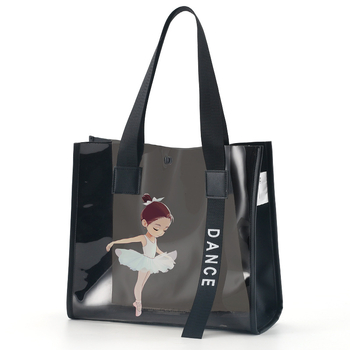 Little Dancer laste tantsukott — PVC spordikott anime karikatürimustriga, Oxford vooder, õhupadjaga õlarihmad, suve 2024 väljaanne