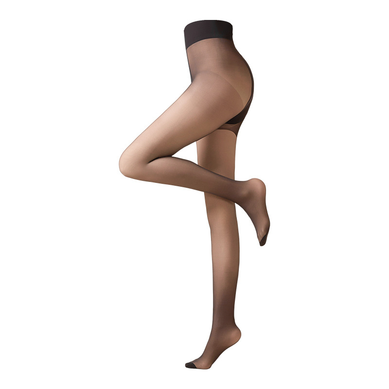 Crne pantyhose za niski rast, s baršunastom podstavom, podesiva dužina, jesen-zima, 185DEN