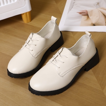 Pantofi de lucru pentru femei — partea superioară PU, vârf rotund, toc mic 1–3 cm, talpă din cauciuc, căptușeală din microfibră