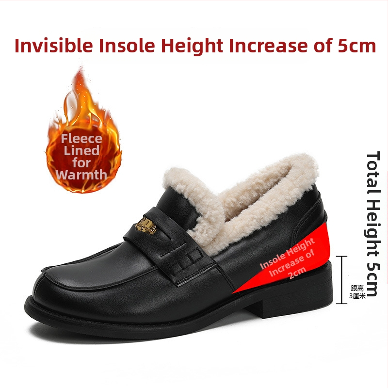 Mary Jane kurpes ar apaļu purnu, vidējā papēža augstums 3-5 cm, augšējais materiāls: Super Fiber, iekšējais pacēlums 5 cm, japāņu stils