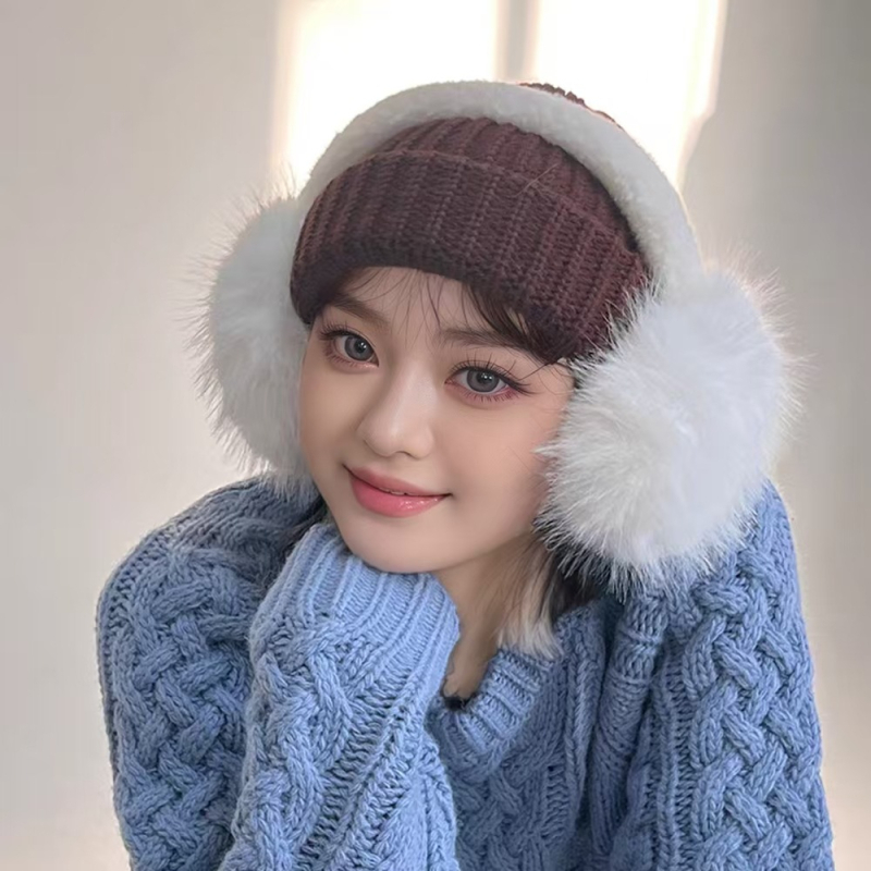 Sulguvad kõrvakaitsed kunstliku rebase karusnahaga talveks – unisex täiskasvanud, välitegevuseks