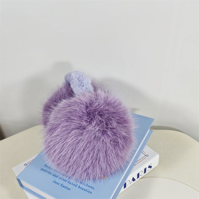 Sulguvad kõrvakaitsed kunstliku rebase karusnahaga talveks – unisex täiskasvanud, välitegevuseks