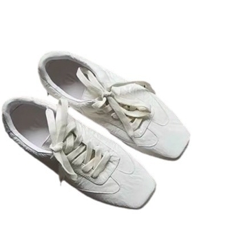 Desun Pantofi din piele – Unisex, Vârf pătrat, Închidere frontală cu curea, Talpă din cauciuc, Piele de vacă în două straturi, Pentru toate sezoanele