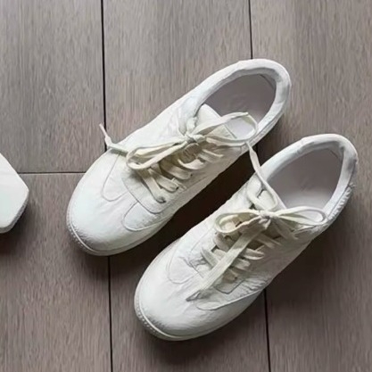 Desun Pantofi din piele – Unisex, Vârf pătrat, Închidere frontală cu curea, Talpă din cauciuc, Piele de vacă în două straturi, Pentru toate sezoanele