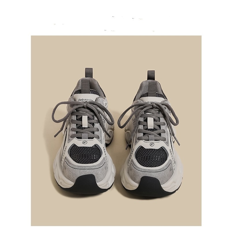 Adidași femei, stil coreean casual, exterior PU artificial, talpă din cauciuc, înălțime toc 3–5 cm