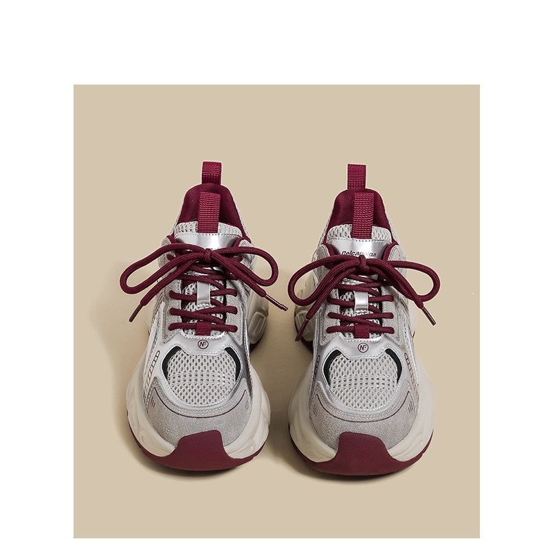 Adidași femei, stil coreean casual, exterior PU artificial, talpă din cauciuc, înălțime toc 3–5 cm