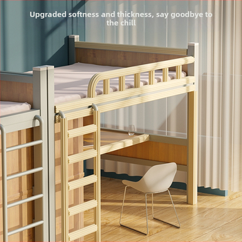 Kolegijos laiptų kilimėliai viršutinei ir apatinei lovai, priešslydžio, putų burbulai, kvadratinė forma, Nordic stilius