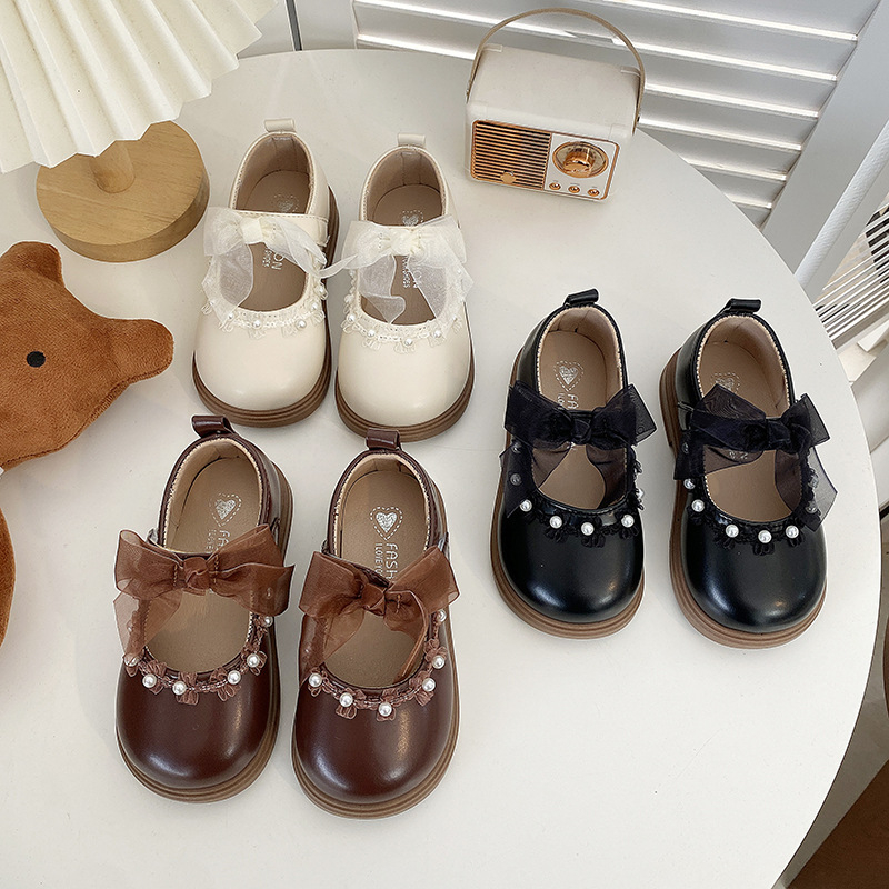 Lányok hercegnő cipő Velcro záródással, PU felsőrész, gumitalp, puha talp, légáteresztő