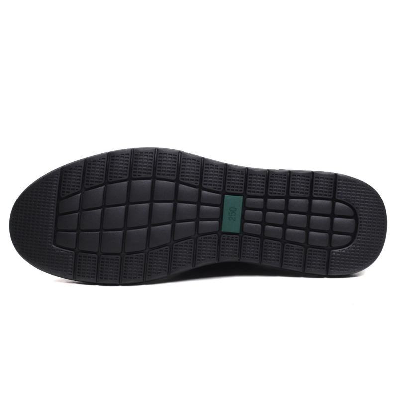 Loafers pentru bărbați din piele split – vârf rotund, închidere cu șireturi, căptușeală din piele, talpă din cauciuc