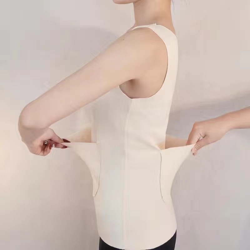 Moteriška nailono liemenė su fliso pamušalu ir šildymo funkcija, priekinėmis ir užpakalinėmis kišenėmis, siauras pagrindinis sluoksnis