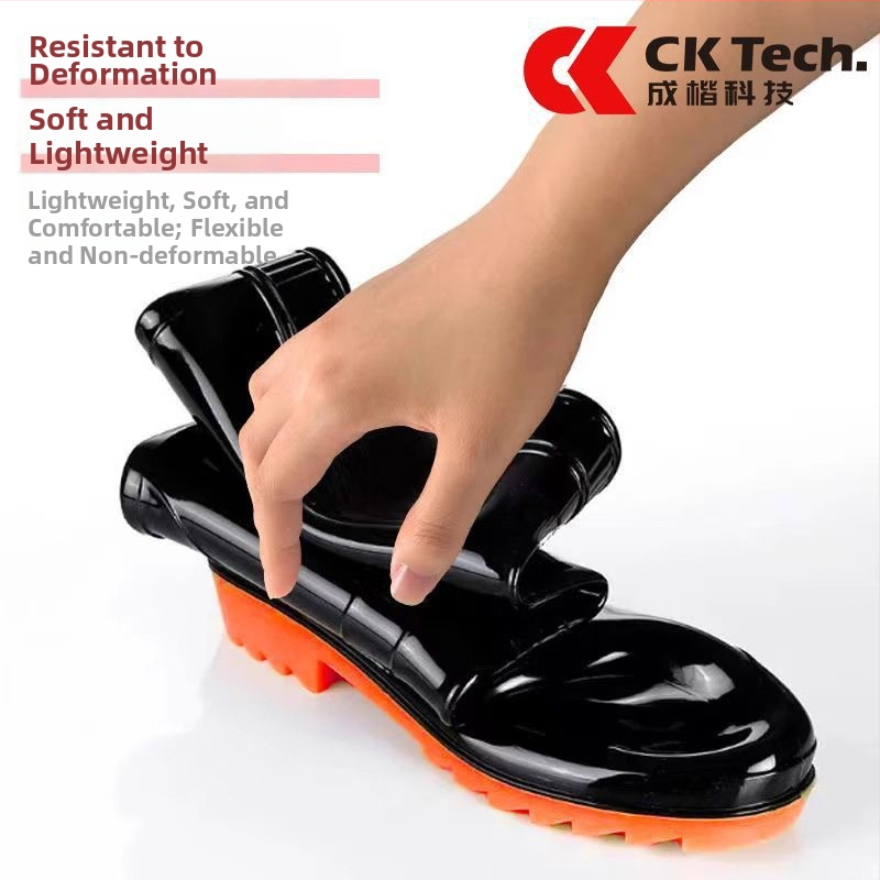 Unisex PVC lietus zābaki, rūpnieciskā augstā augšdaļa, pretslīdēšana un izturība, ūdensnecaurlaidīgi un elpojoši, modelis CKF-718