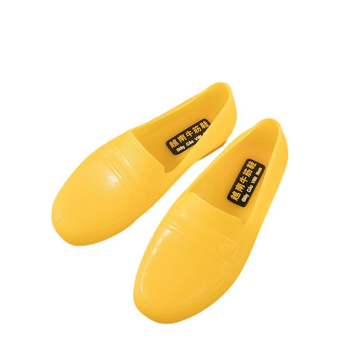 Férfiaknak készült gumicsizma esőre, csúszásmentes, kopásálló, vízálló, alacsony szárú, kerek orrú