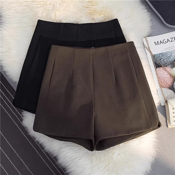 Xiyin moterų kasdienės kelnės – japonų ir korėjiečių laisvalaikio stilius, tiesus kirpimas, vidutinio juosmens, 3/4 ilgio