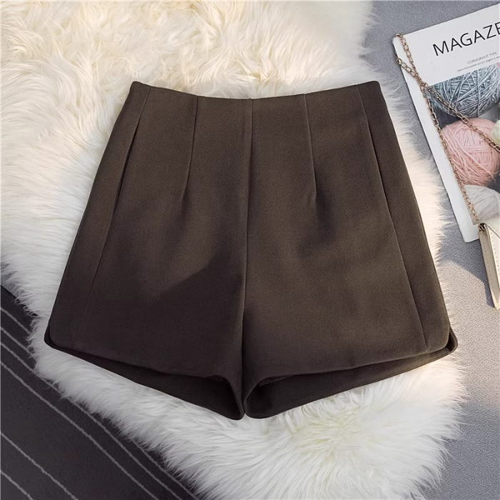 Xiyin moterų kasdienės kelnės – japonų ir korėjiečių laisvalaikio stilius, tiesus kirpimas, vidutinio juosmens, 3/4 ilgio