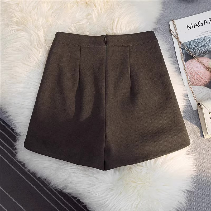 Xiyin moterų kasdienės kelnės – japonų ir korėjiečių laisvalaikio stilius, tiesus kirpimas, vidutinio juosmens, 3/4 ilgio