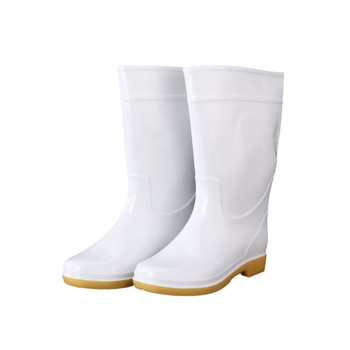 Konyhai munkához készült esőcsizma, PU felsőrész, EVA talp, magas csizmás szár, alacsony sarok 1–3 cm
