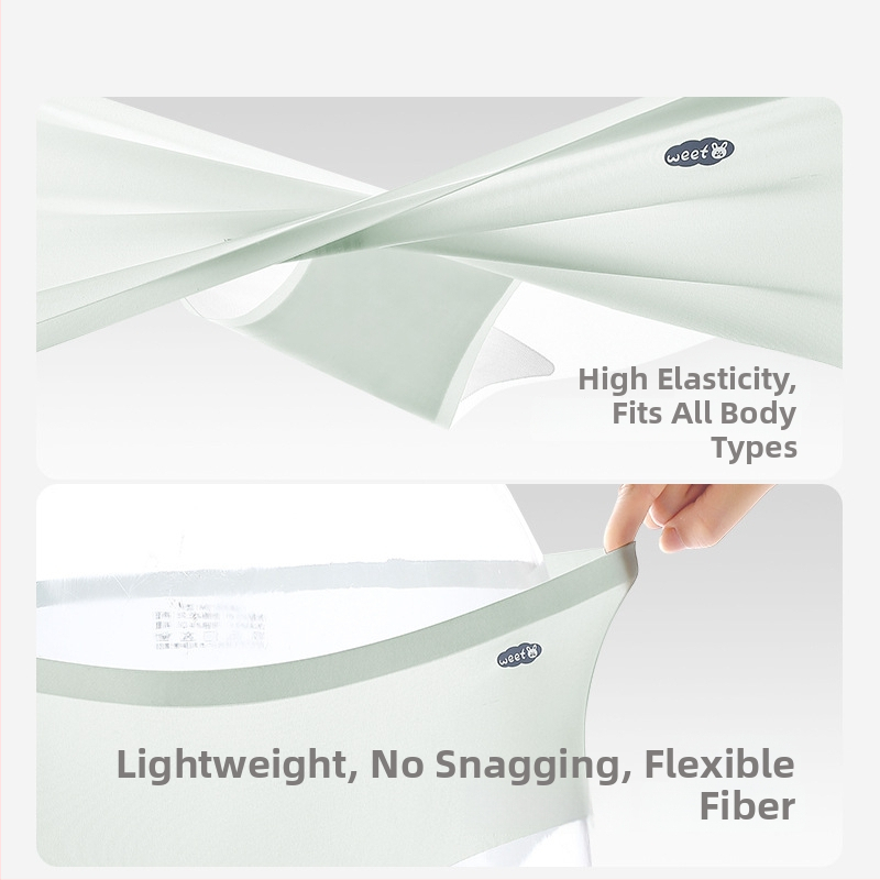 Dámske Ice Silk bezšvové nohavičky – bez viditeľných švíkov, rýchloschnúce, priedušné, antibakteriálne, stredný pás