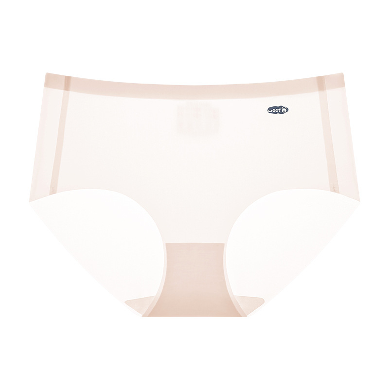 Dámske Ice Silk bezšvové nohavičky – bez viditeľných švíkov, rýchloschnúce, priedušné, antibakteriálne, stredný pás