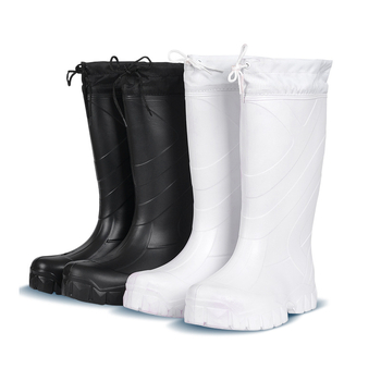 Téli magasított esőcsizma EVA felsőrész, TPU talp, csúszásmentes, pamut bélés