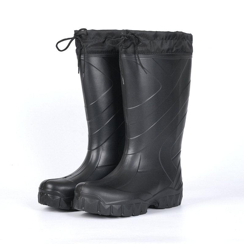 Téli magasított esőcsizma EVA felsőrész, TPU talp, csúszásmentes, pamut bélés