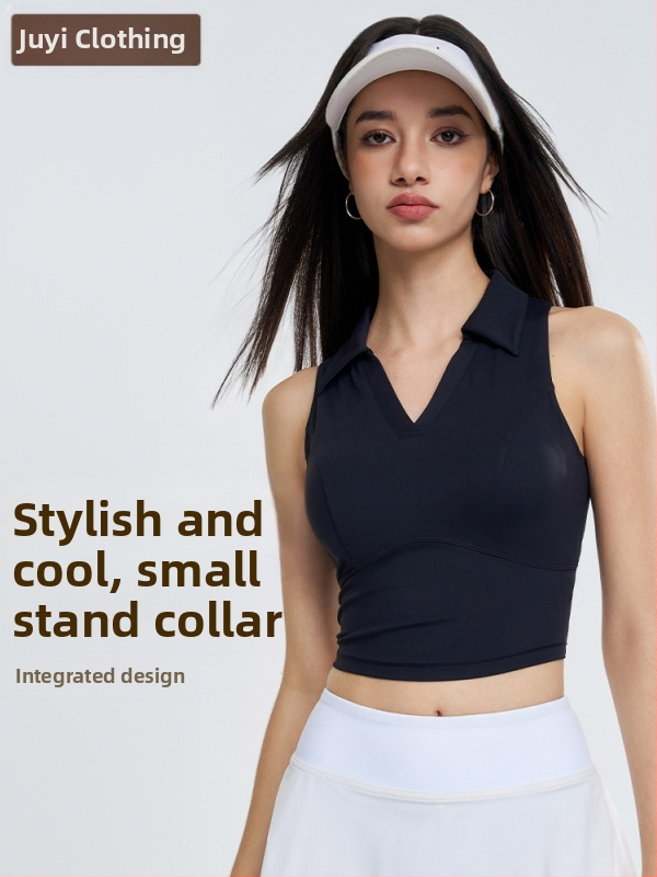 OTSA sporditoop fikseeritud rinnahoidja tassidega treeningute ja jooga jaoks, niiskusjuhtiv, kiiresti kuivab, Nylon Spandex (80/20)