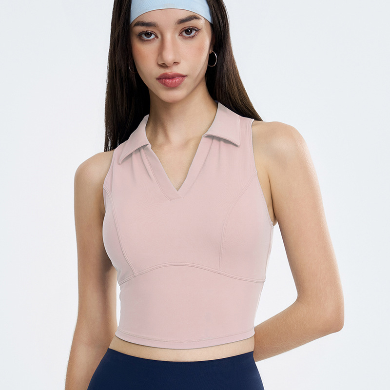 OTSA sporditoop fikseeritud rinnahoidja tassidega treeningute ja jooga jaoks, niiskusjuhtiv, kiiresti kuivab, Nylon Spandex (80/20)