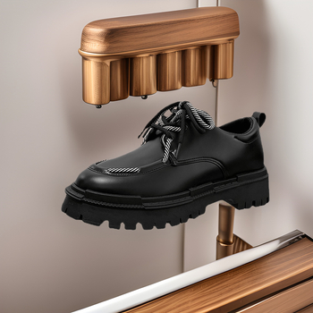 Derby kožené topánky pre mužov - PU vrchný materiál, gumová podrážka, nízky profil, priedušné a vodotesné, Kórejský štýl, pre mladých 18–40 rokov