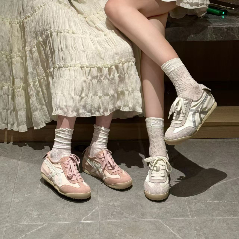 Adidași casual inspirați de Forrest Gump, exterior din piele respirabilă, 3–5 cm toc ascuns, șireturi, PU branț