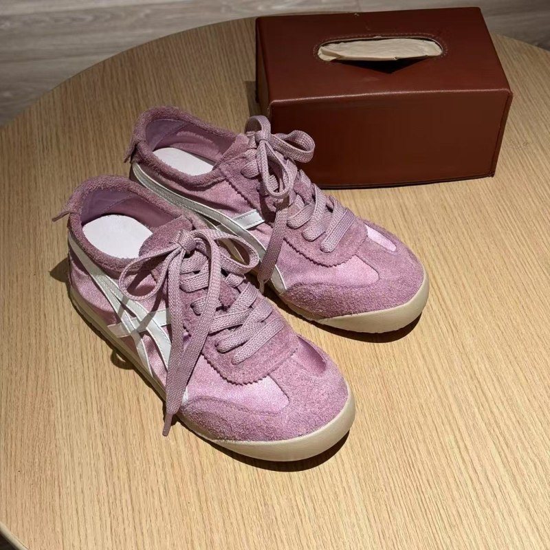 Adidași casual inspirați de Forrest Gump, exterior din piele respirabilă, 3–5 cm toc ascuns, șireturi, PU branț