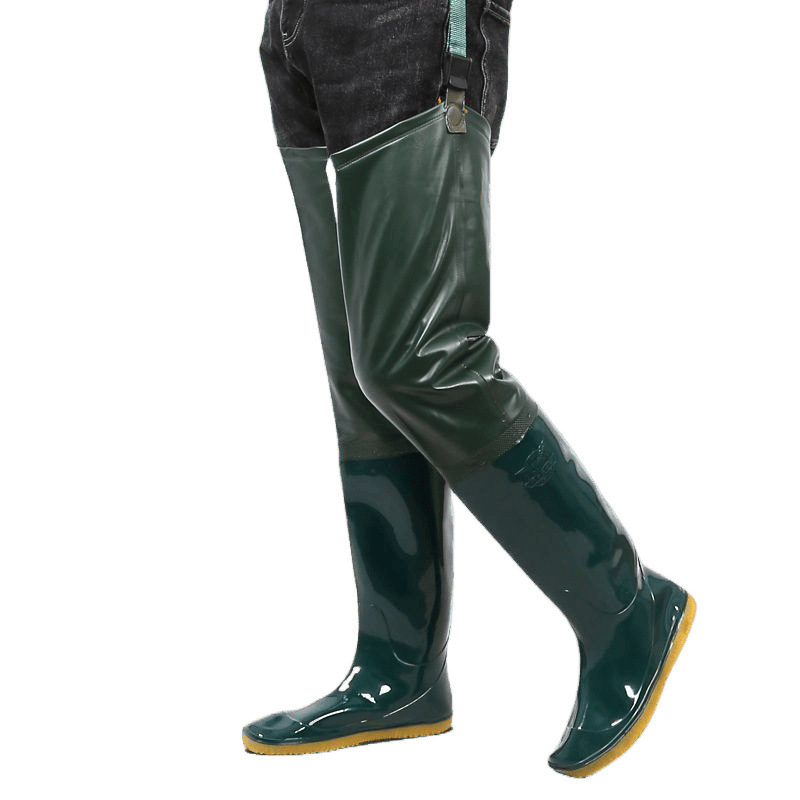 Uniszex műanyag esőcsizma térdig érő, mezőgazdasági területek és átkelés vízben, magas cső, 2024 nyár