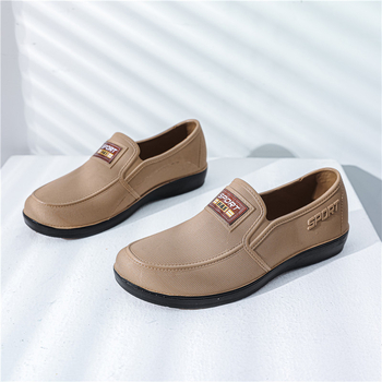 Férfi vízálló esőcsizma – csúszásmentes, kopásálló PVC talp, műanyag felsőrész, konyhai és horgász használatra