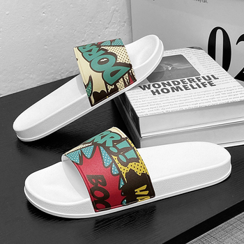 Pánske PVC flip-flopy, slip-on, ležérny štýl, horná časť PVC a podrážka PVC, technológia podrážky z viskózy