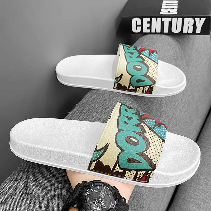 Pánske PVC flip-flopy, slip-on, ležérny štýl, horná časť PVC a podrážka PVC, technológia podrážky z viskózy