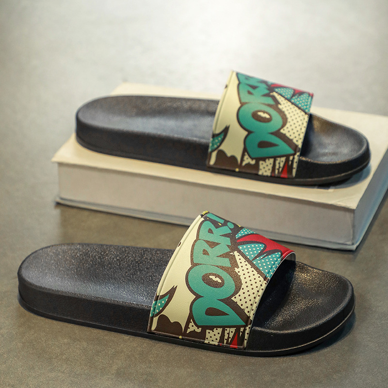 Pánske PVC flip-flopy, slip-on, ležérny štýl, horná časť PVC a podrážka PVC, technológia podrážky z viskózy