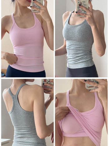 Női Seamless jóga felső, gyorsan száradó nylon-spandex anyag (95% nylon, 5% spandex), mellkasbetéttel, derék hossz, szoros szabás, Nyár 2025