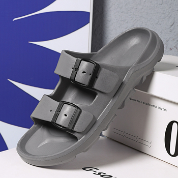 Férfi flip-flop EVA felsőrésszel és EVA talppal, nyitott orrú, 2025 ősz