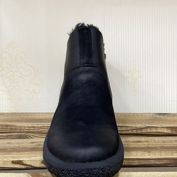 Muške zimske čizme, PVC gornji dio i potplata, debeli đon, ravna peta, okrugli vrh, vintage stil