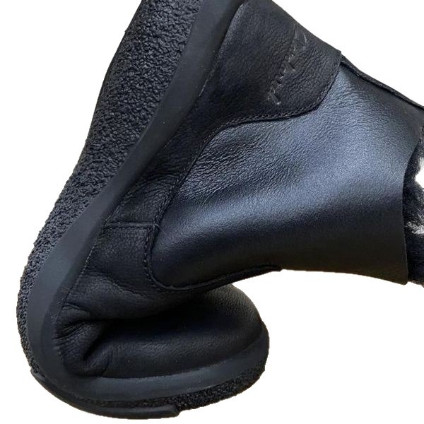 Muške zimske čizme, PVC gornji dio i potplata, debeli đon, ravna peta, okrugli vrh, vintage stil