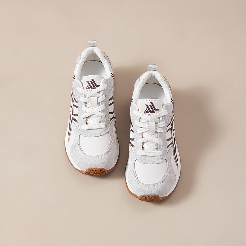 Ženske cipele Forrest Gump, prirodna koža, okrugli nos, vezanje, gumeni potplat