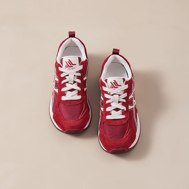 Ženske cipele Forrest Gump, prirodna koža, okrugli nos, vezanje, gumeni potplat