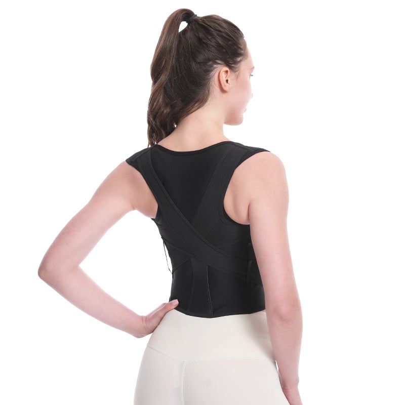 Laikysenos korektorius suaugusiems ir paaugliams, nematomas nugaros laikysenos laikiklis stiprinimui ir tiesinimui, Melody prekės ženklas, modelis New h model, MA sertifikatas, kvėpuojantis, parama, elastinė kompresija