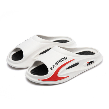 Lettuce muške japanke s debelim PVC potplatom, injekcijski oblik potplata, otvoreni prst, mladenački stil