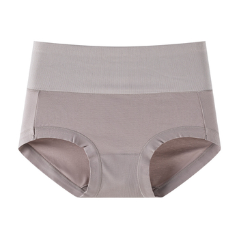 Ženske gaćice od pamuka s visokim strukom - prozračne, bez stezanja, nježne prema koži, podstava od pamuka
