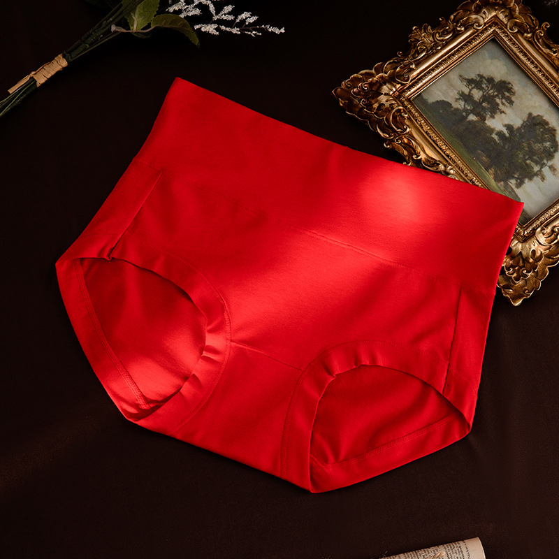 Ženske gaćice od pamuka s visokim strukom - prozračne, bez stezanja, nježne prema koži, podstava od pamuka