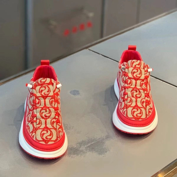 Спортни ежедневни обувки с дишаща горна част от плат, леки, дебела подметка