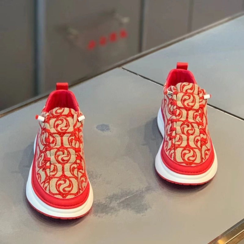 Спортни ежедневни обувки с дишаща горна част от плат, леки, дебела подметка