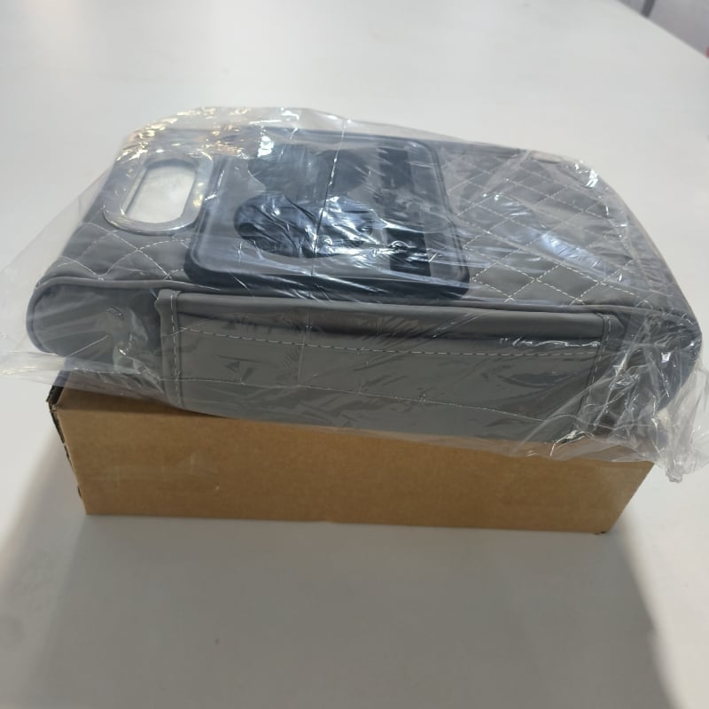 Υποβραχιόνιο αυτοκινήτου με ανυψωτικό μαξιλάρι, θήκη αποθήκευσης и κουτί χαρτοπετσέτας — Δερμάτινο, Fast too, Γενικής χρήσης