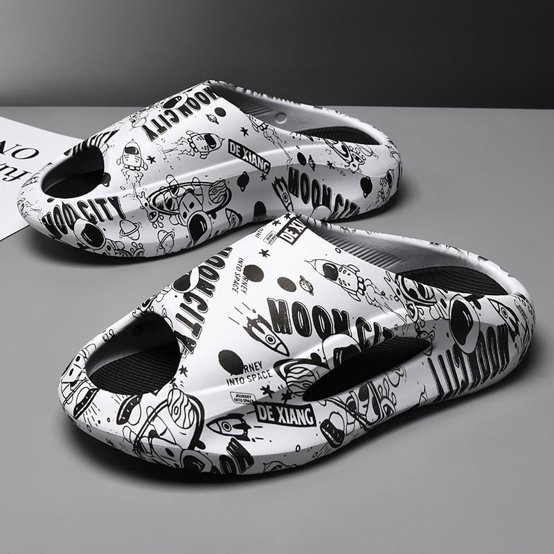 Guru papuci EVA pentru bărbați – stil leisure, papuci de plajă, antiderapante, turnare prin injecție, 18–40 ani